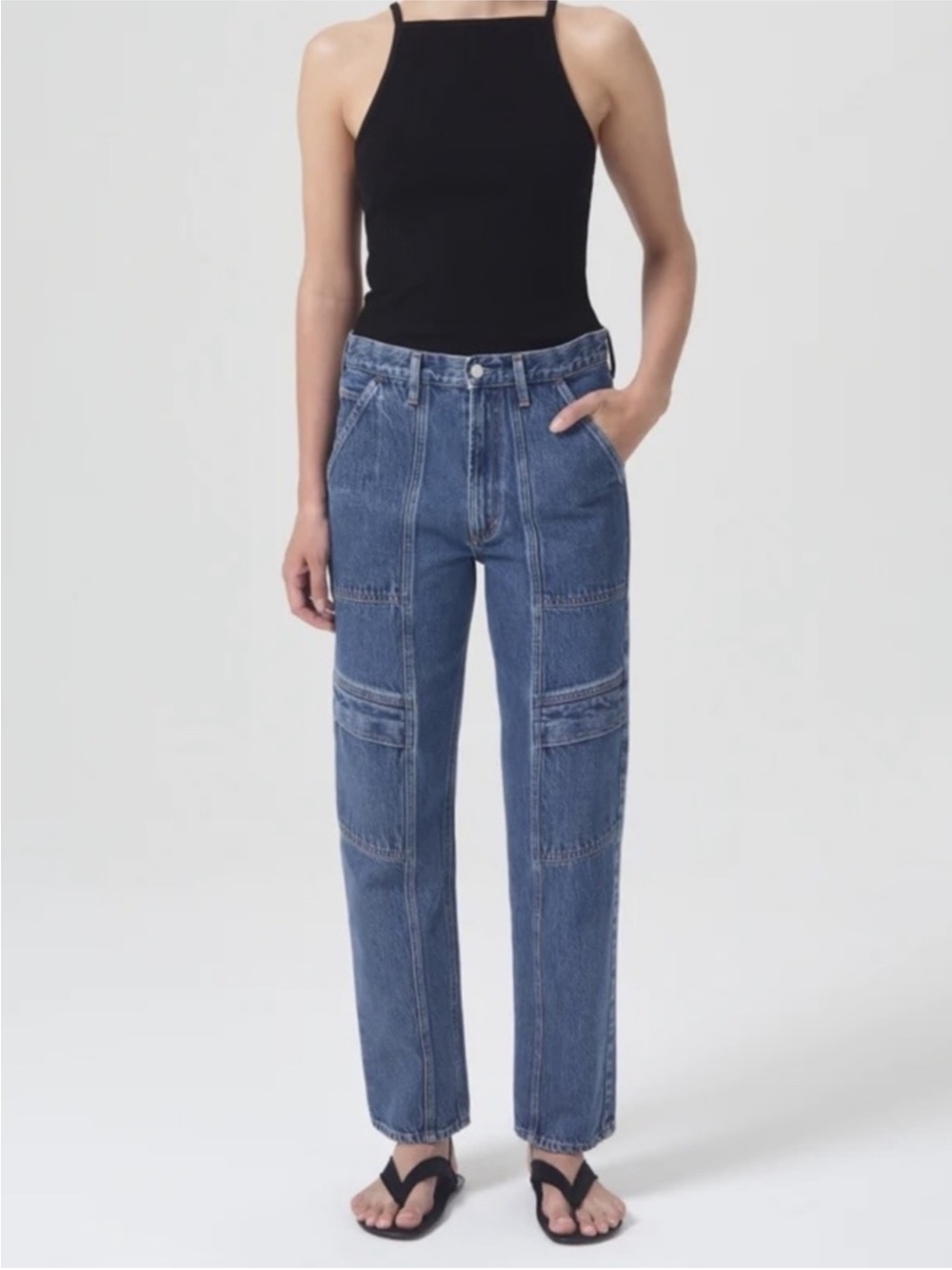 AGOLDE NWT Cooper Cargo Jean in Regulation Size 27